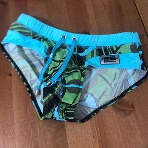 ES Collection Jungle Print Swim Brief